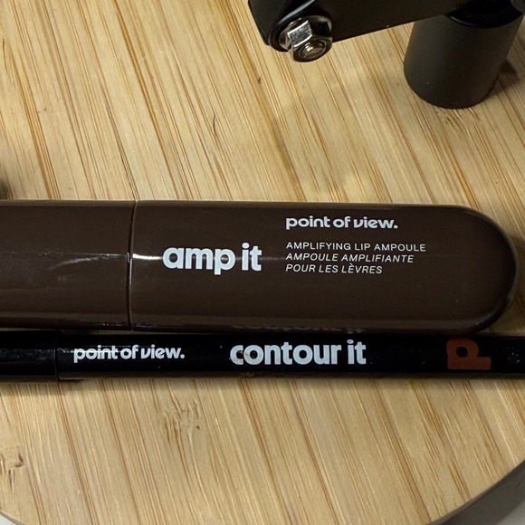 Point of View • Amp It (k)it • Lip Ampoule Rich Cocoa • Liner Charred Cider NWOB - Picture 3 of 3